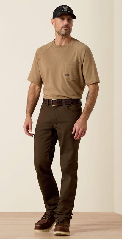 Rebar M4 Low Rise DuraStretch Made Tough Stackable Straight Leg Pant Full